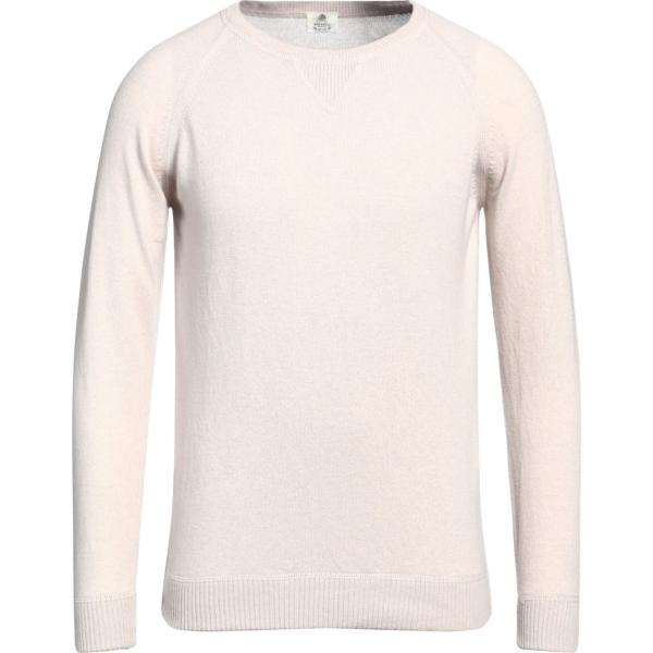 pullovers Luigi Borrelli Napoli bianco tinta unita