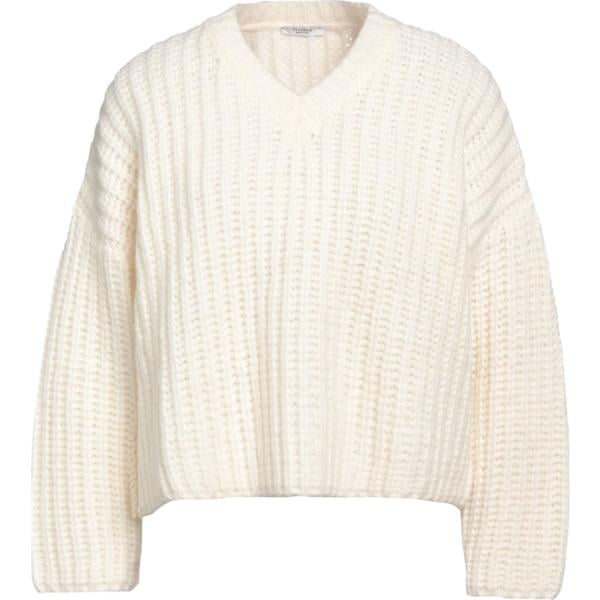 pullovers Peserico bianco tinta unita
