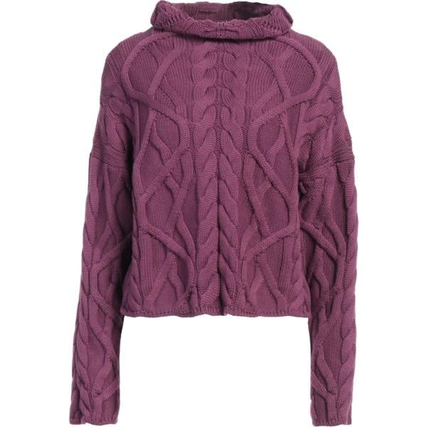 maglieria Alpha Studio viola tinta unita