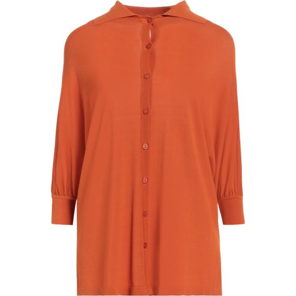 cardigans Alberta Ferretti arancione tinta unita