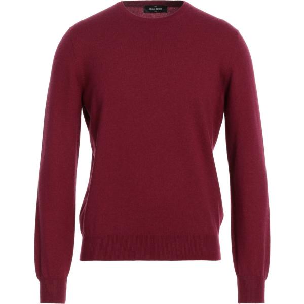 pullovers Gran Sasso rosso tinta unita