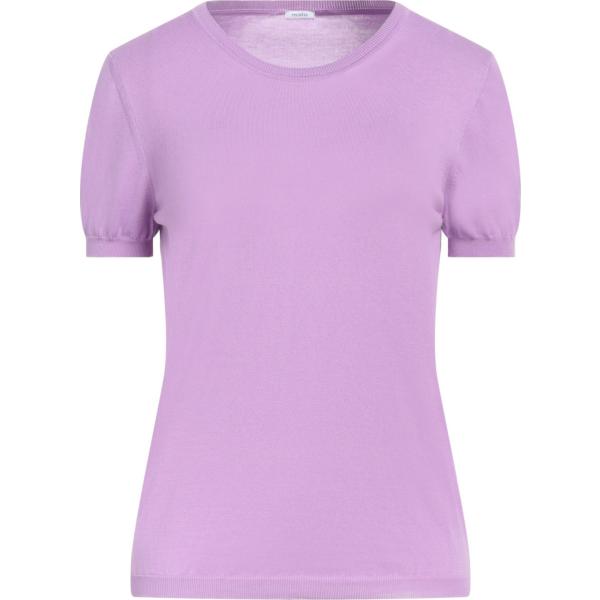 pullovers Malo viola tinta unita