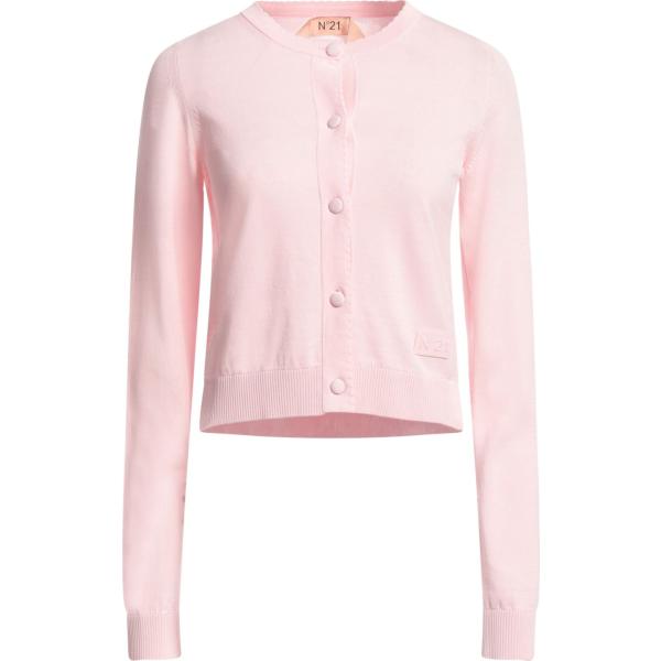 cardigans N°21 rosa tinta unita