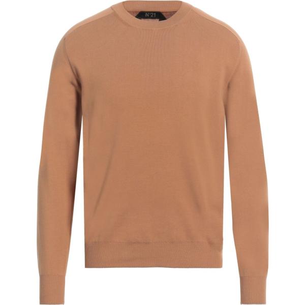 pullovers N°21 marrone tinta unita