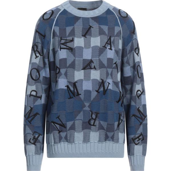pullovers Emporio Armani blu