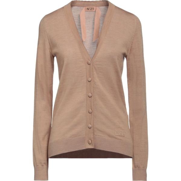 cardigans N°21 marrone tinta unita