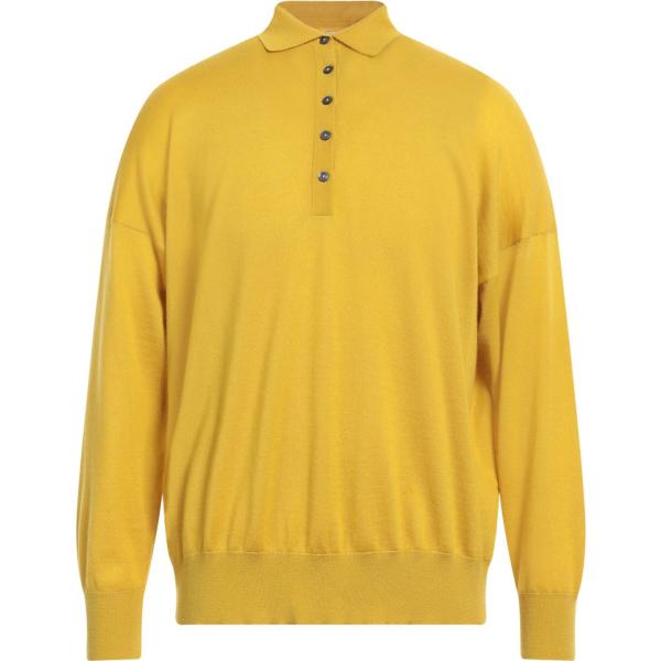 pullovers Massimo Alba giallo tinta unita