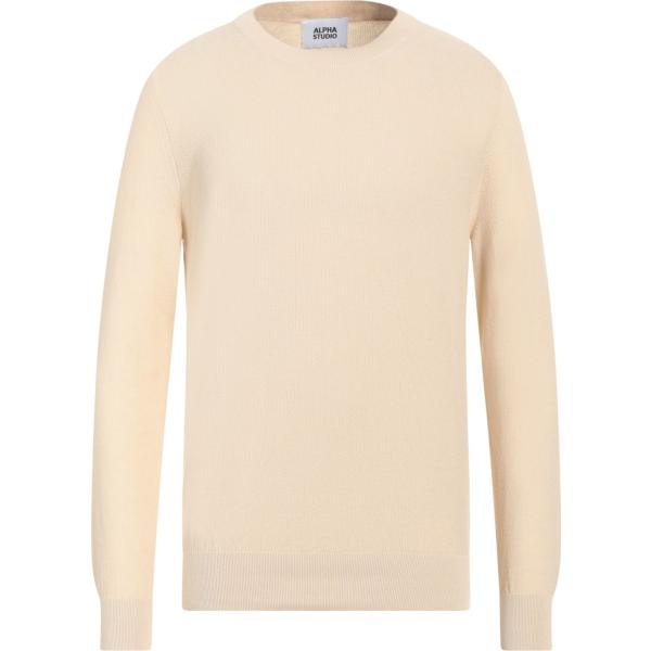 pullovers Alpha Studio marrone tinta unita