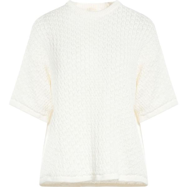 pullovers Fedeli bianco tinta unita