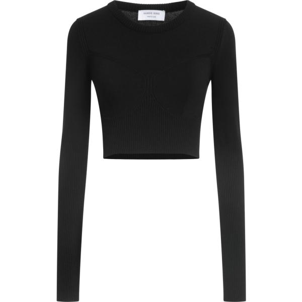 pullovers Marine Serre nero tinta unita
