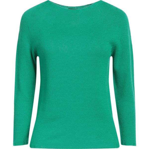 pullovers Fabiana Filippi verde tinta unita