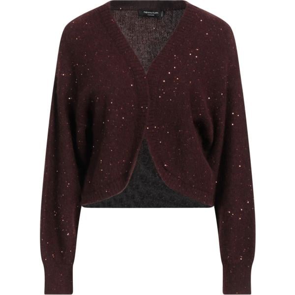 cardigans Fabiana Filippi marrone tinta unita