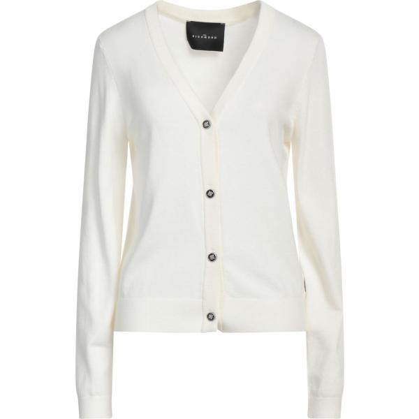 cardigans John Richmond bianco tinta unita