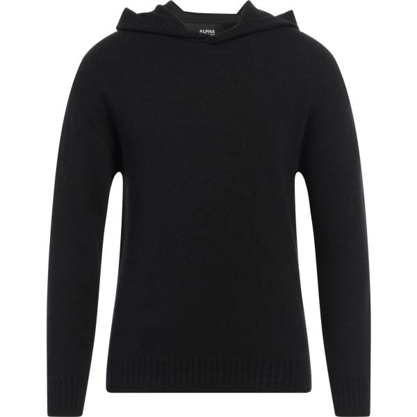 pullovers Alpha Studio nero tinta unita
