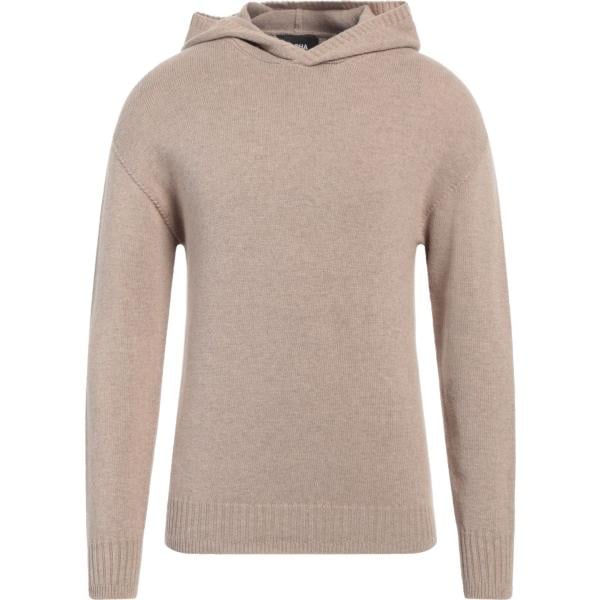 pullovers Alpha Studio marrone tinta unita