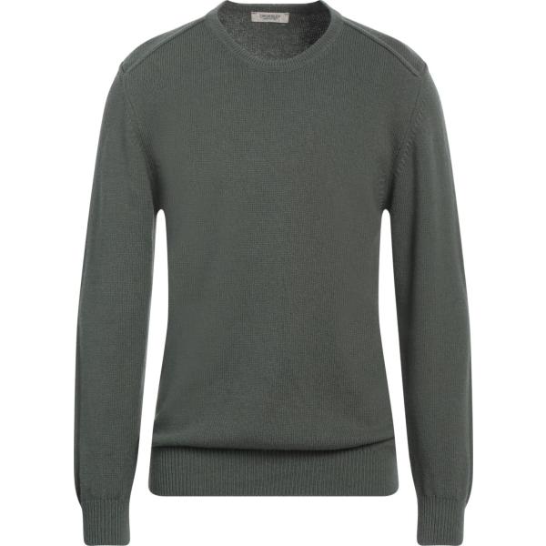pullovers Crossley verde tinta unita