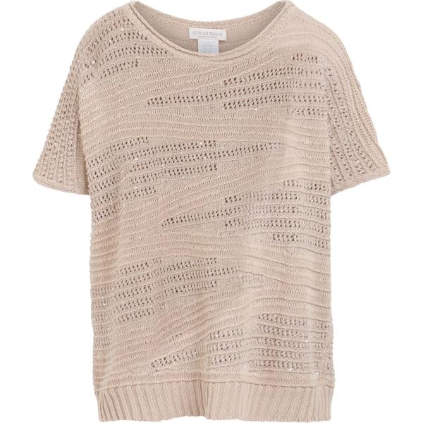 pullovers Le Tricot Perugia marrone tinta unita