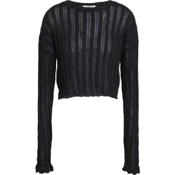 pullovers Barena nero tinta unita