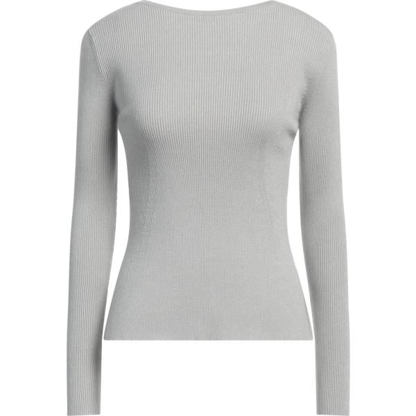 pullovers Max Mara grigio tinta unita