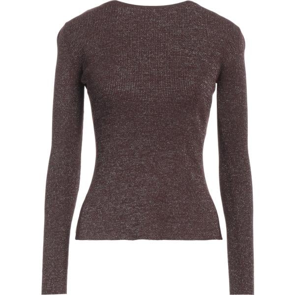 pullovers Max Mara marrone tinta unita