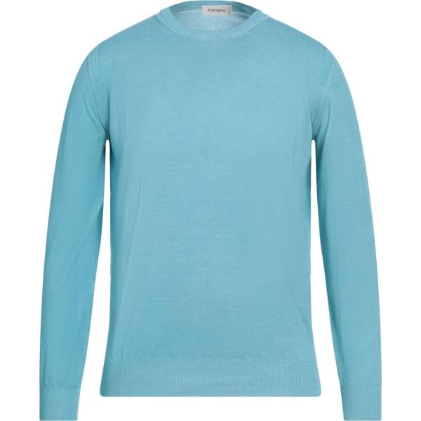 pullovers Kangra blu tinta unita