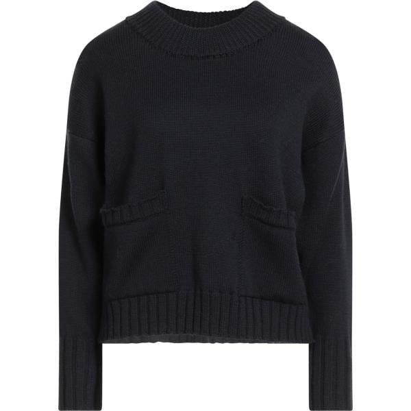 pullovers Alpha Studio nero tinta unita