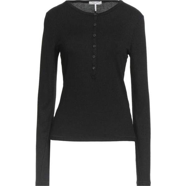 pullovers Rag & Bone nero tinta unita