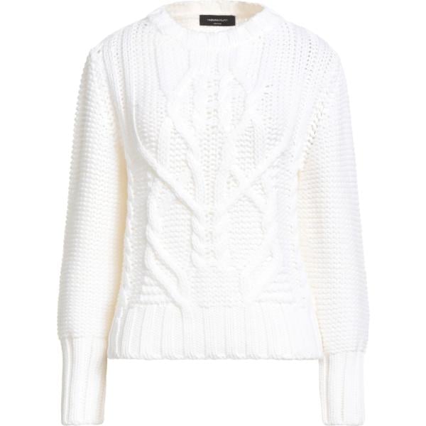 pullovers Fabiana Filippi bianco tinta unita