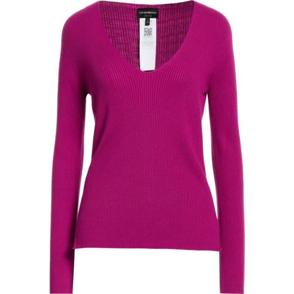 pullovers Emporio Armani rosso tinta unita