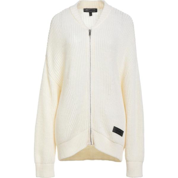 cardigans Armani Exchange bianco tinta unita