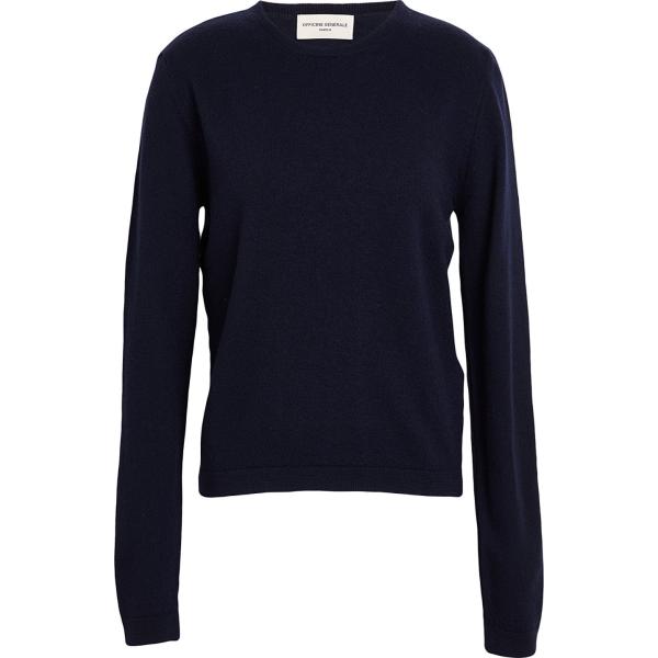 pullovers Officine Générale blu tinta unita