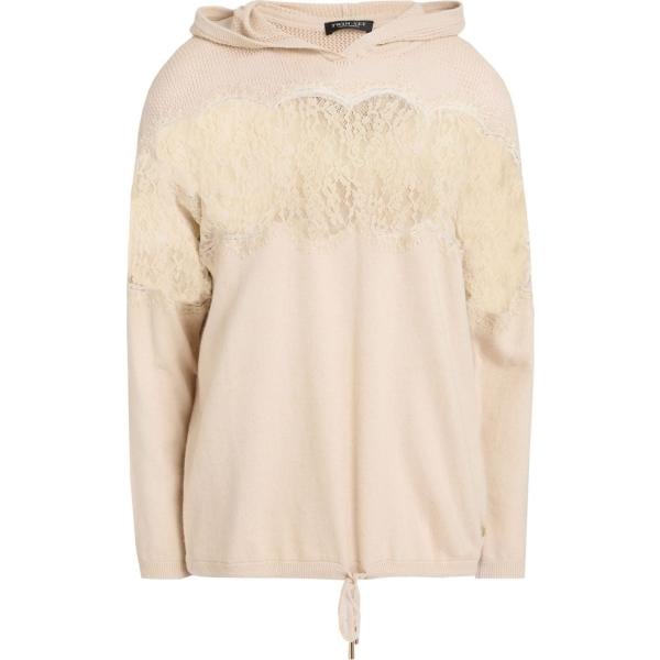 pullovers Twinset marrone tinta unita