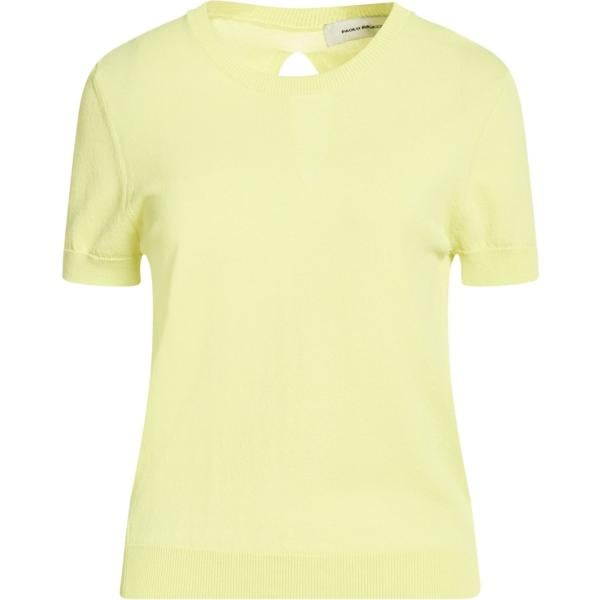 pullovers Paolo Ragazzini giallo tinta unita