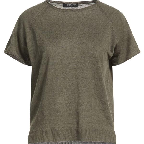 pullovers Aragona verde tinta unita