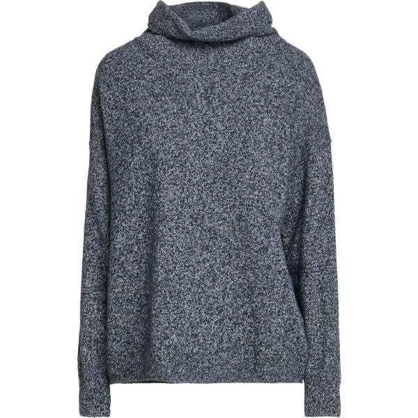 Maglione da donna in grigio scuro collo alto a maniche lunghe in lana Daniele Fiesoli Daniele Fiesoli