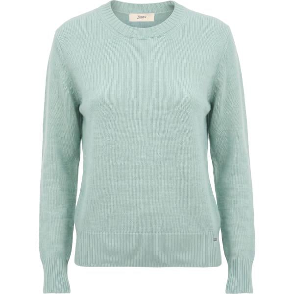 Pullover da donna in verde chiaro girocollo a maniche lunghe in viscosa Herno Herno