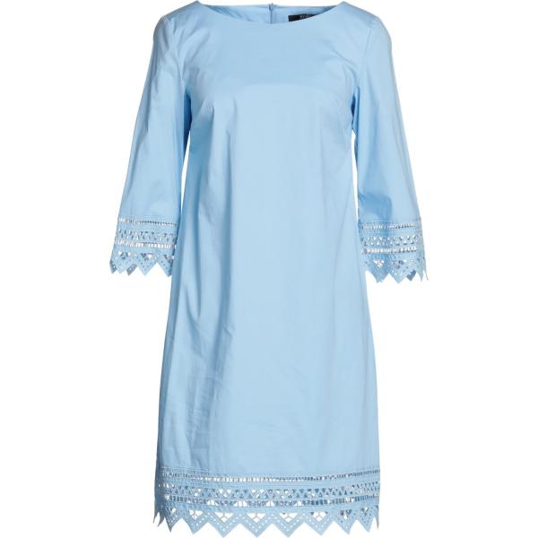 vestiti corti Seventy Sergio Tegon blu tinta unita