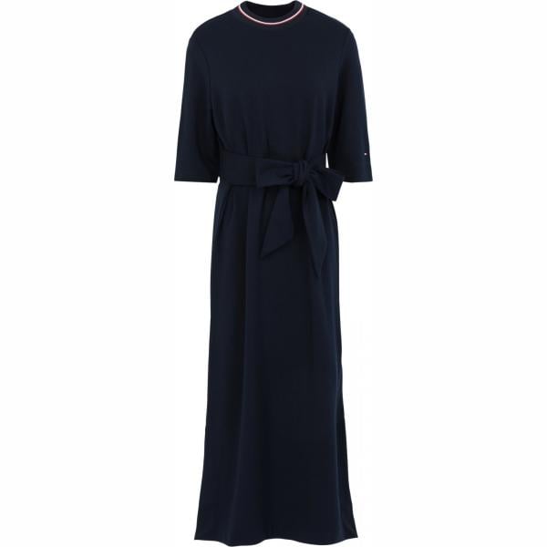 vestito longuette/midi Tommy Hilfiger blu tinta unita