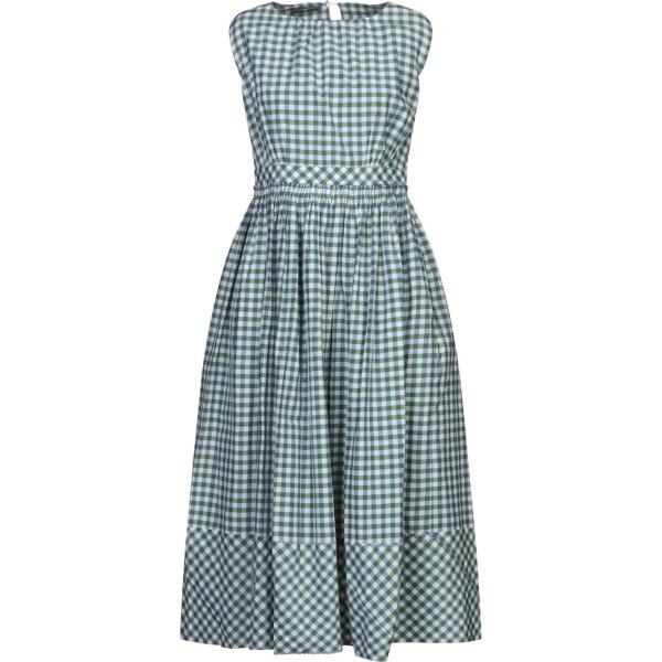 vestito senza maniche HIGH by CLAIRE CAMPBELL verde a quadri