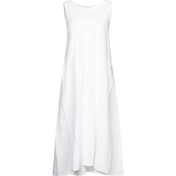 vestiti midi/longuette Alpha Studio bianco tinta unita