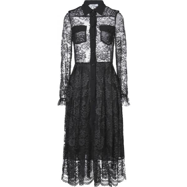 vestiti midi/longuette Tenax nero tinta unita