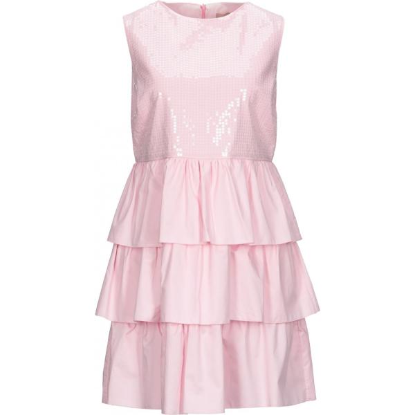 vestiti corti Kaos Jeans rosa tinta unita