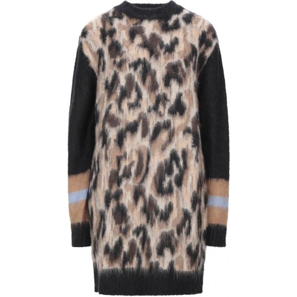 vestiti corti Jijil nero animalier
