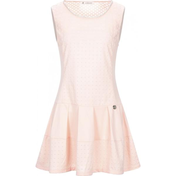 vestiti corti #A. Mangano rosa tinta unita