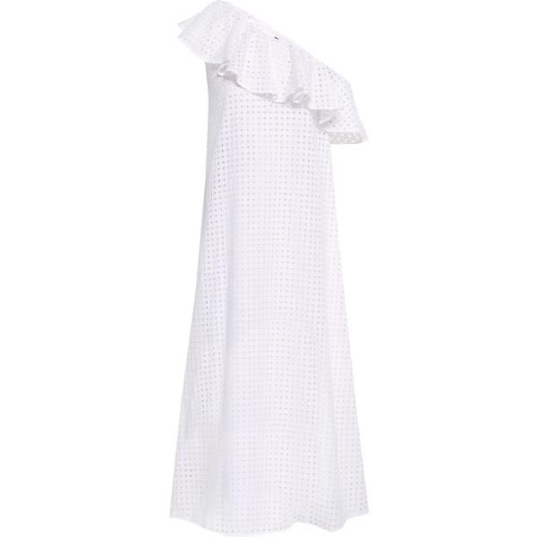 vestiti midi/longuette PAPER London bianco tinta unita