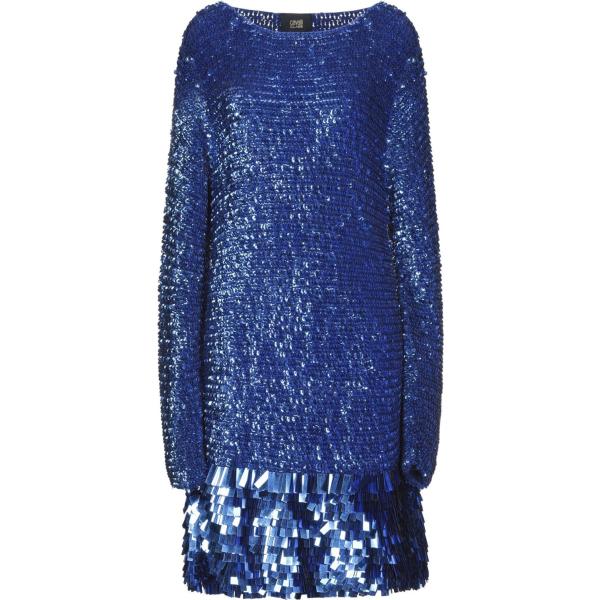 vestiti corti Cavalli Class blu