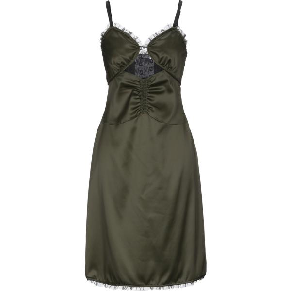 vestiti corti Moschino verde tinta unita