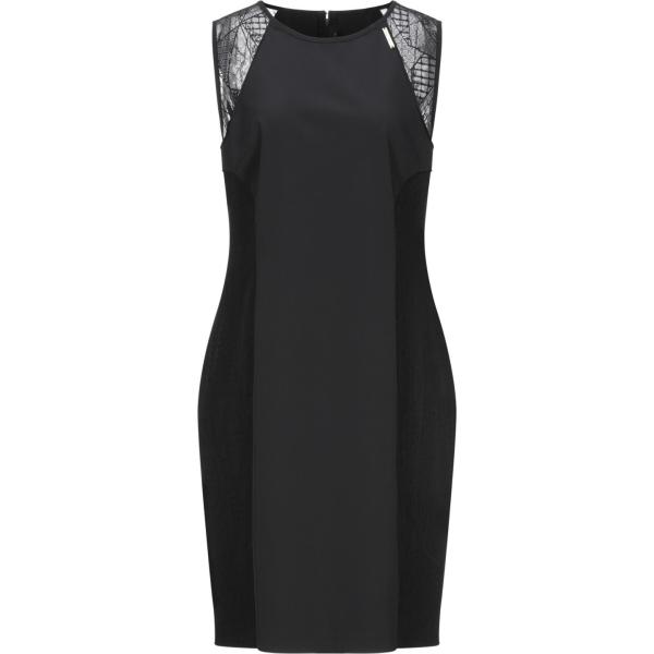 vestiti midi/longuette Frankie Morello nero tinta unita
