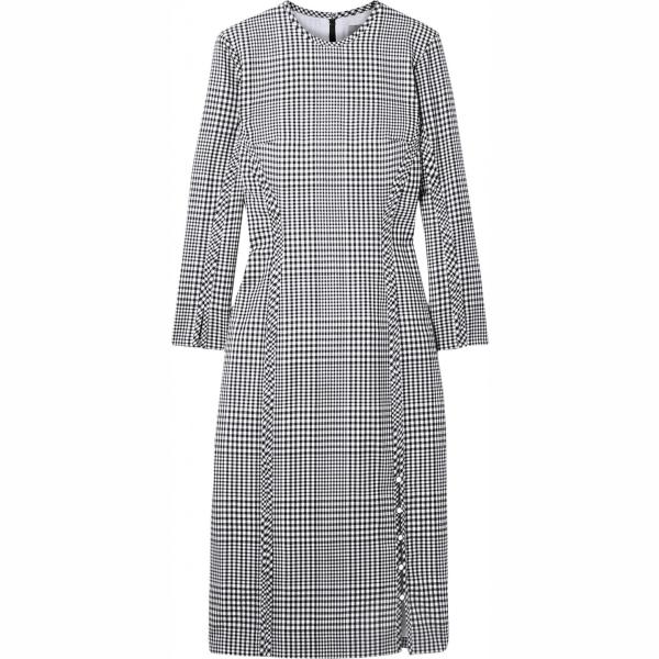 vestiti midi/longuette Lela Rose grigio a quadri