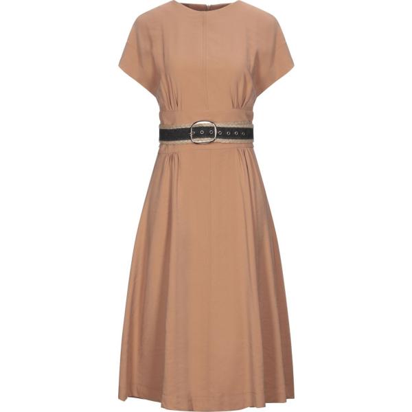 vestiti midi/longuette Biancoghiaccio marrone